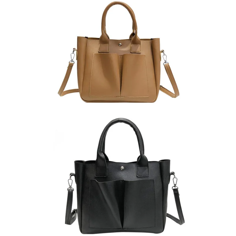Retro Simple Ladies Messenger Bag Ladies Casual Large Capacity Handbag