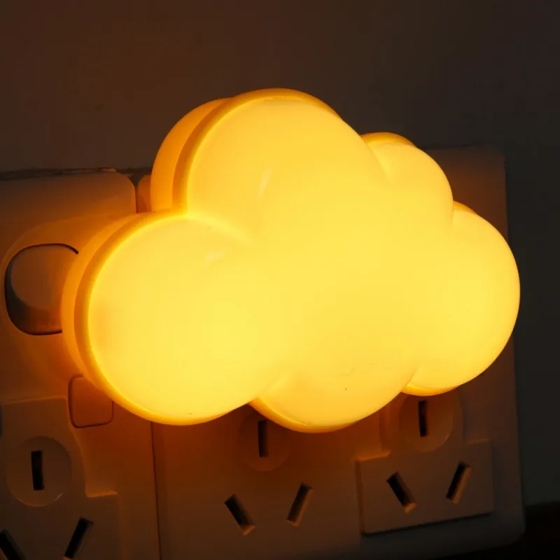 Ночник облако трилистник настенный светильник ребенка Детская комната Прихожая украшения подарок светодиодный творческий свет