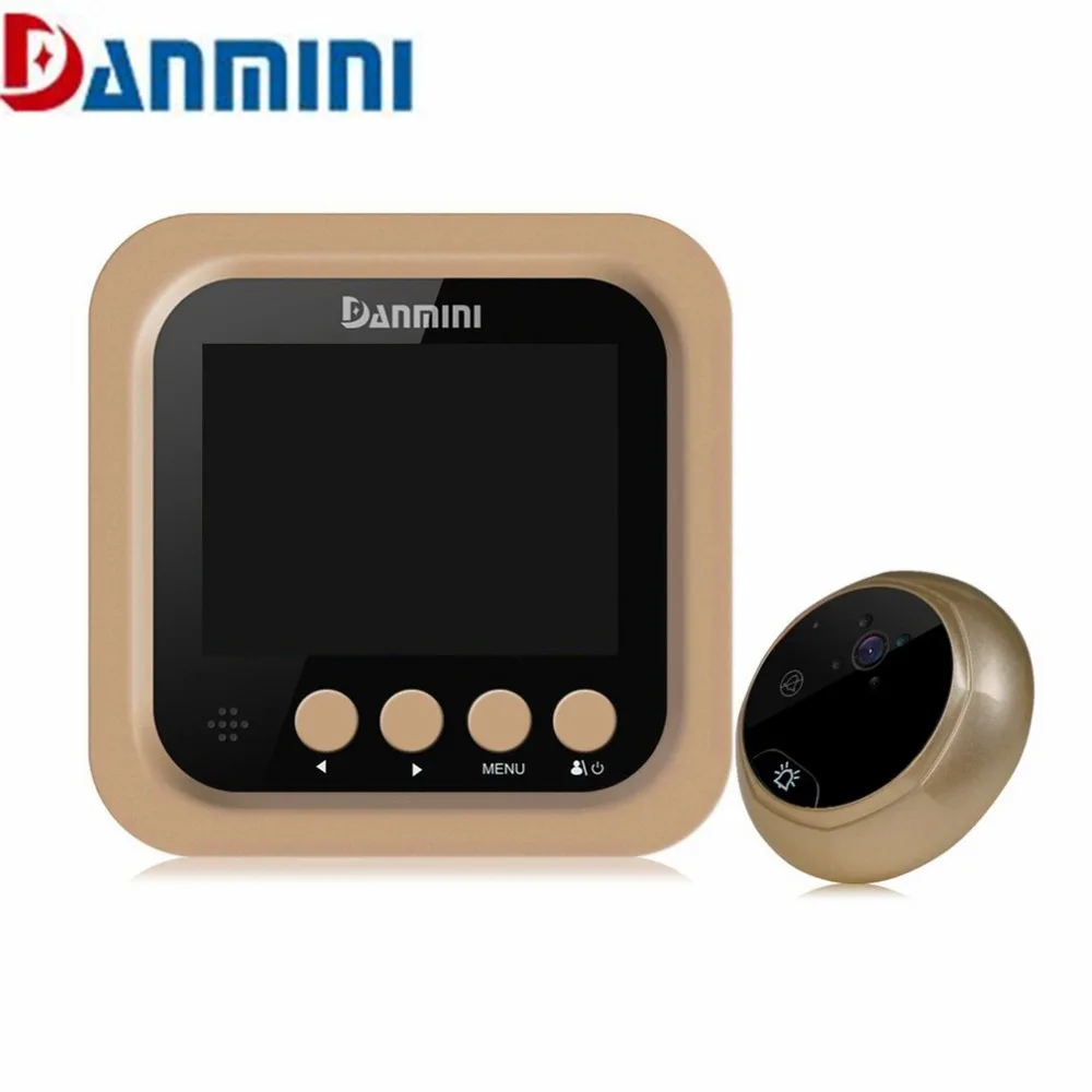 

Danmini W5 2.4 Inch TFT Color Screen Display Night Vision Camera Video Camera Visual Doorbell No Disturb Peephole Viewer