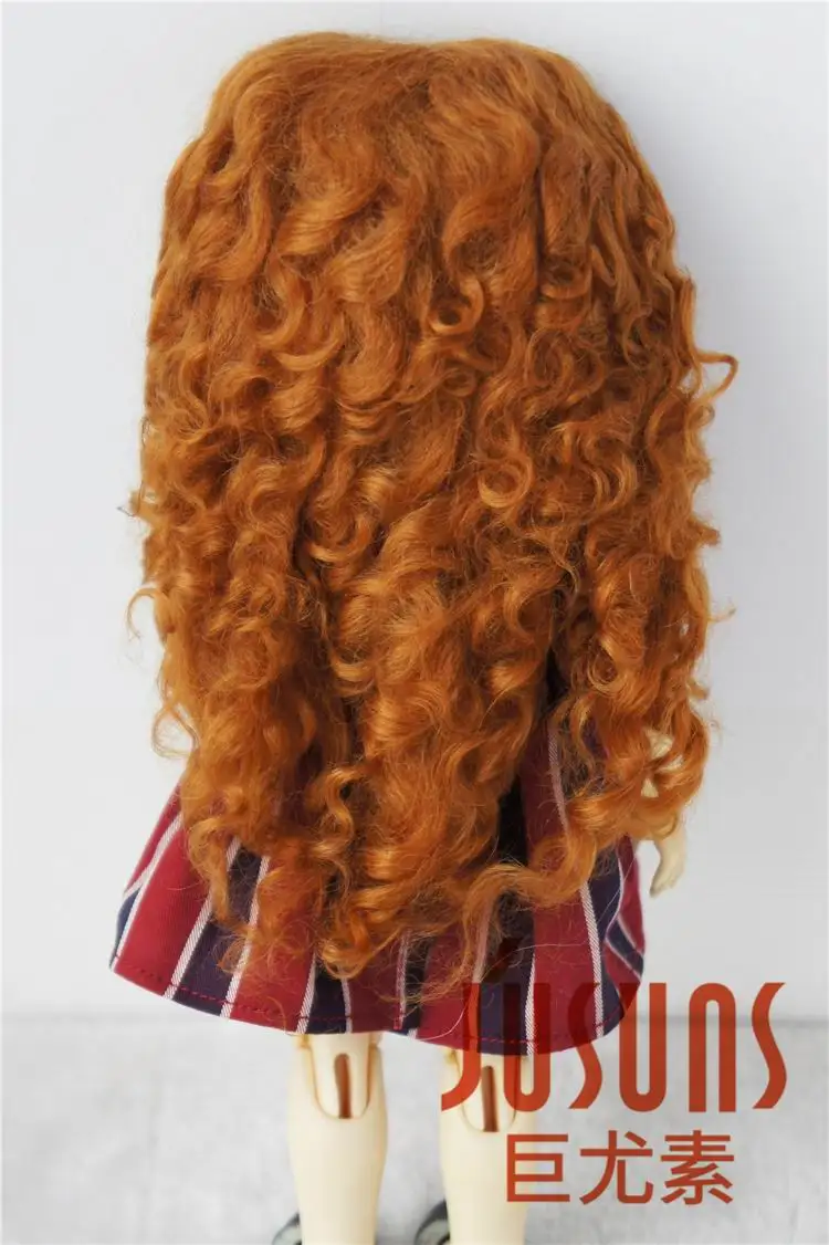 JD139 1/6 YOSD мохеровый парик для куклы длинный средний пробор кудрявый кукольный парик 6-7 дюймов аксессуары для кукол