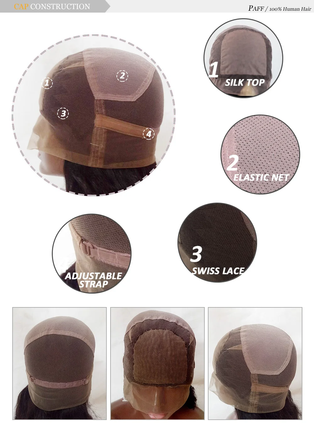 4X4 Silk Top Full Lace Human Hair Wig 