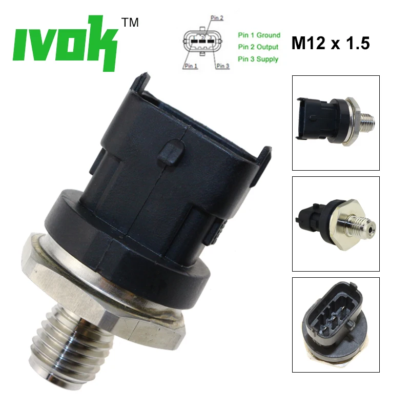 Diesel Fuel Rail Sensor For Alfa Romeo Fiat Ford Vauxhall Chevrolet LDV