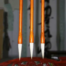 Отличное качество китайской каллиграфии кисти шерстяные кисти для письма большая средняя небольшая обычная для письма кисть для письма