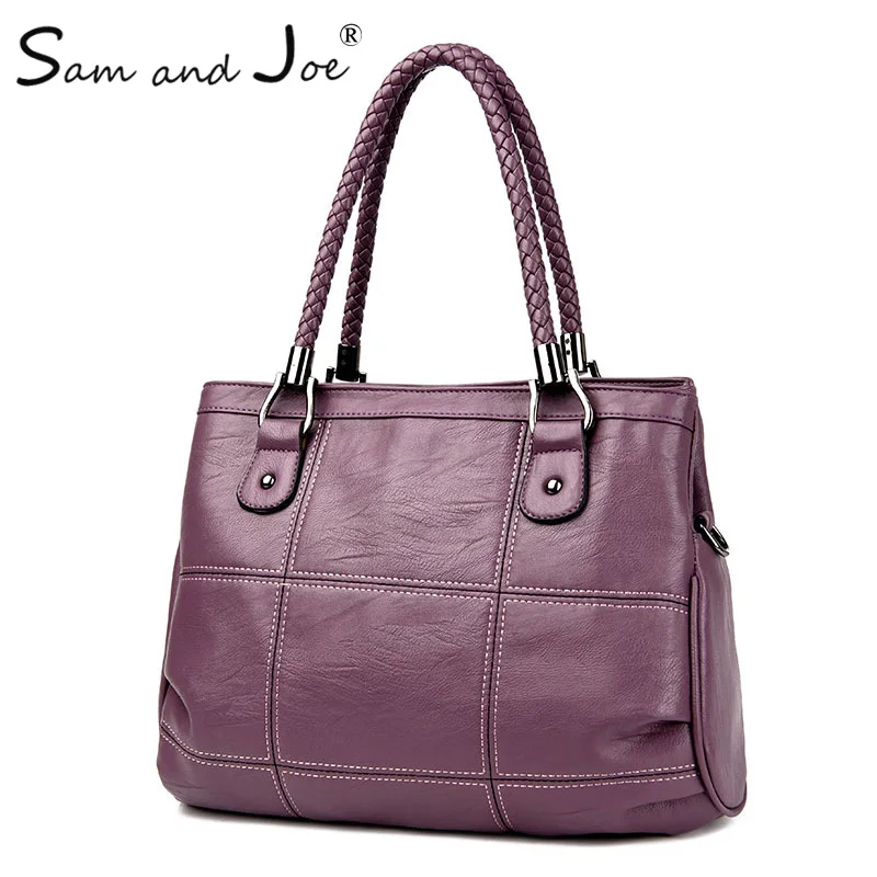 2019 New Fashion Ladies Hand Bag Women&#39;s Genuine Leather Handbag Black Leather Tote Bag Bolsas ...