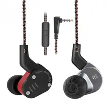 1DD+ 1BA Гибридный привод в ухо наушники металлические 3,5 мм наушники гарнитура с микрофоном наушники стиль