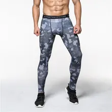 Камуфляжные компрессионные штаны для бега, мужские футбольные тренировочные штаны, спортивные Леггинсы для фитнеса, Мужские штаны для бега в тренажерном зале, спортивная одежда