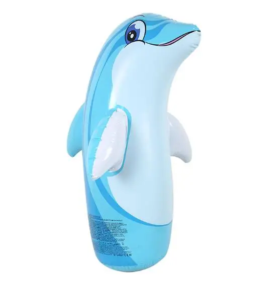 

1pcs 85cm tumbler children inflatable toys boxing bag tumbler dolphin cute cartoon doll kids