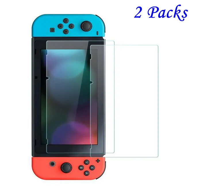 

2 pack Premium Full HD Toughened Tempered Glass Film Anti-Glare Screen Protector for Nintendo Nintend Switch NS NX Console Skin