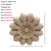 Vintage Unpainted Wood Carved Decal Corner Applique Frame For Home Furniture Wall Cabinet Door Decorative Wooden Miniature Craft ► Photo 2/6