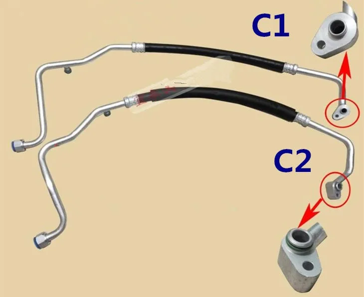 Для Geely SC7, SC7 Prestige, SL, FC, Vision, автомобильная труба кондиционера, шланг