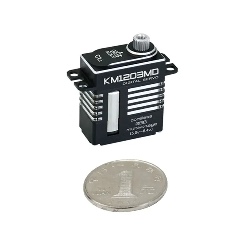 KINGMAX KM1203MD 20 г 9 кг. См цифровая металлическая Шестерня мини сервопривод полный CNC