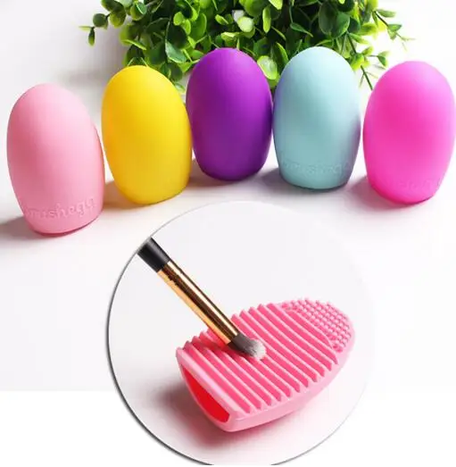 500pcs Egg Cleaning Glove MakeUp Washing Brush Scrubber Cosmetic