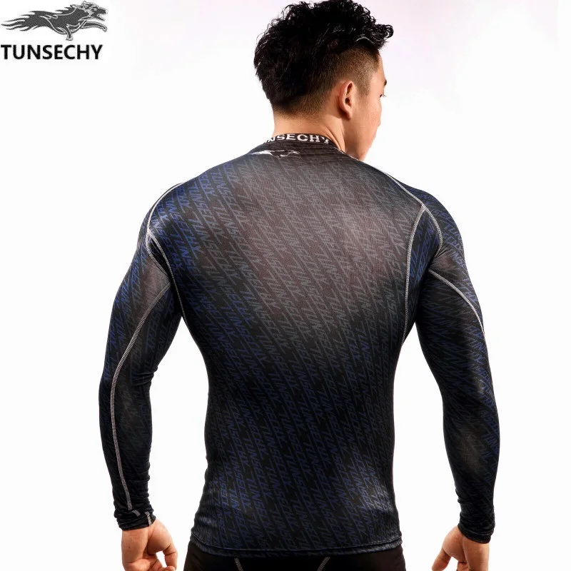 TUNSECHY winter Top quality New thermal underwear men underwear compression quick drying thermo underwear men Long Johns