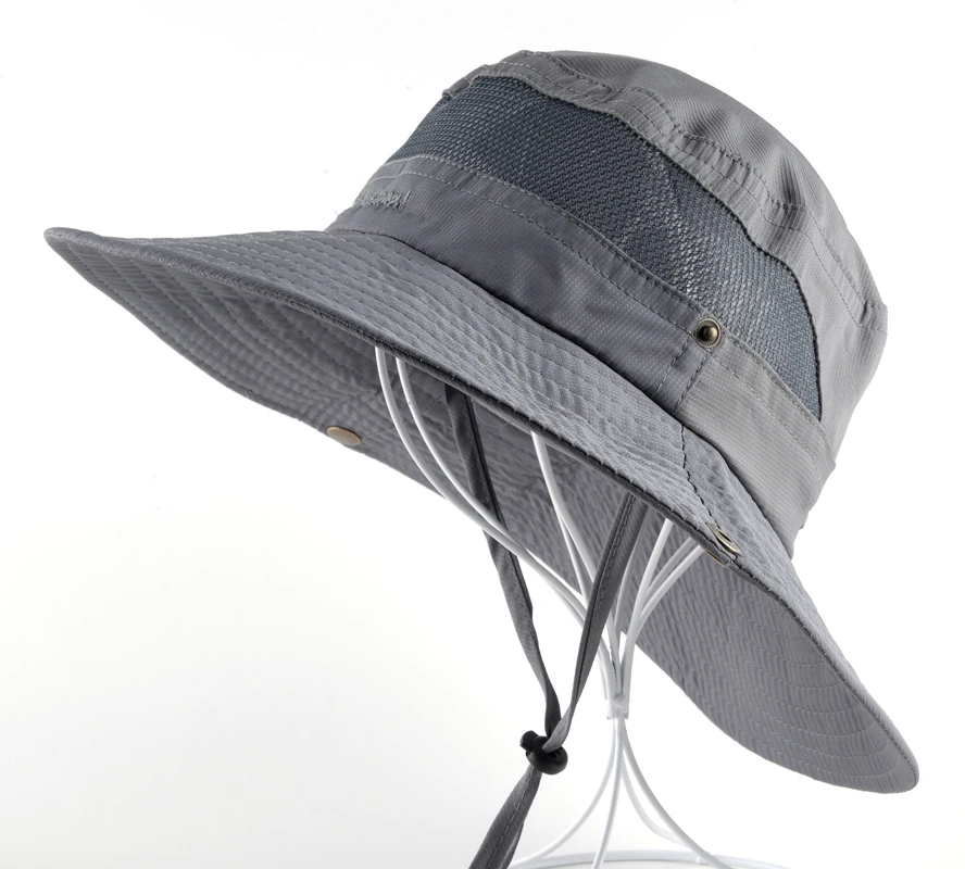 Sun Hat Fisherman Hat Sun Protection Hat Sun Hat men Bucket Hats women Summer Fishin Cap Wide Brim UV Protection Flap Hat Breathable mesh bone gorras Beach hat men