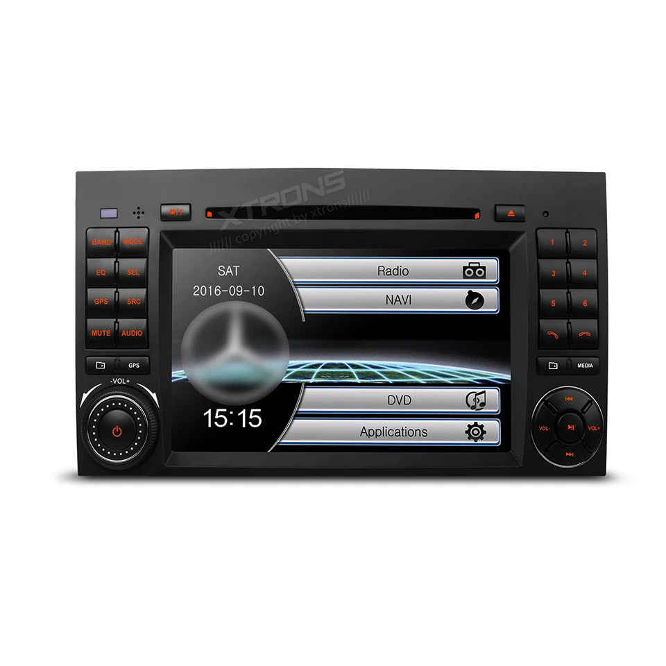 Автомагнитола 2 Din с DVD плеером GPS Навигатором для Mercedes Benz Viano Vito W639 Sprinter W906 W318