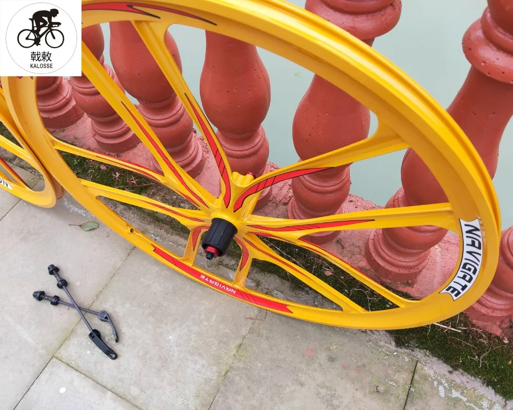 Best Kalosse magnesuim alloy  29inch  mountain bike wheels 2 bearings hubs  100/135mm   For 11 Speed cassette 6