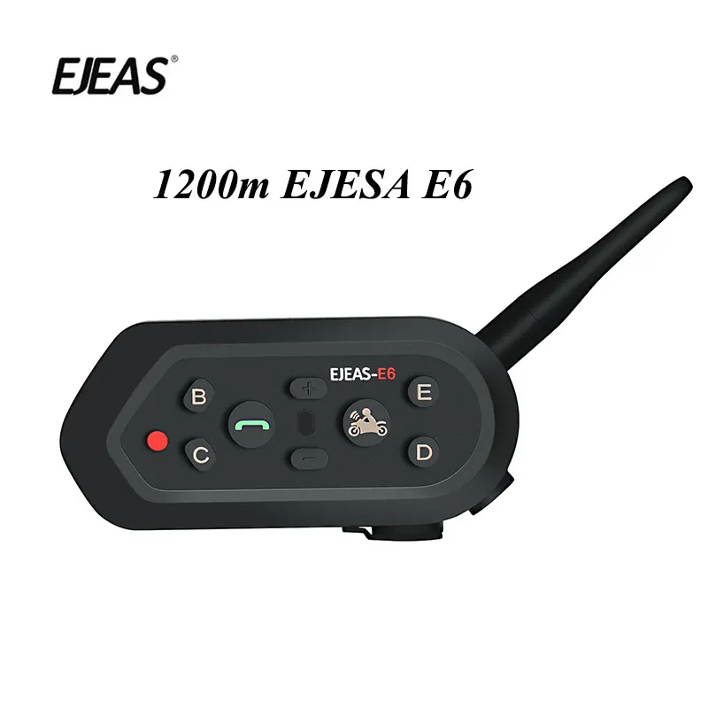 1200 м ejeas E6 Связь мотоцикл Системы Vox мотоцикла Bluetooth Мото Шлемы-гарнитуры motorradhelm |