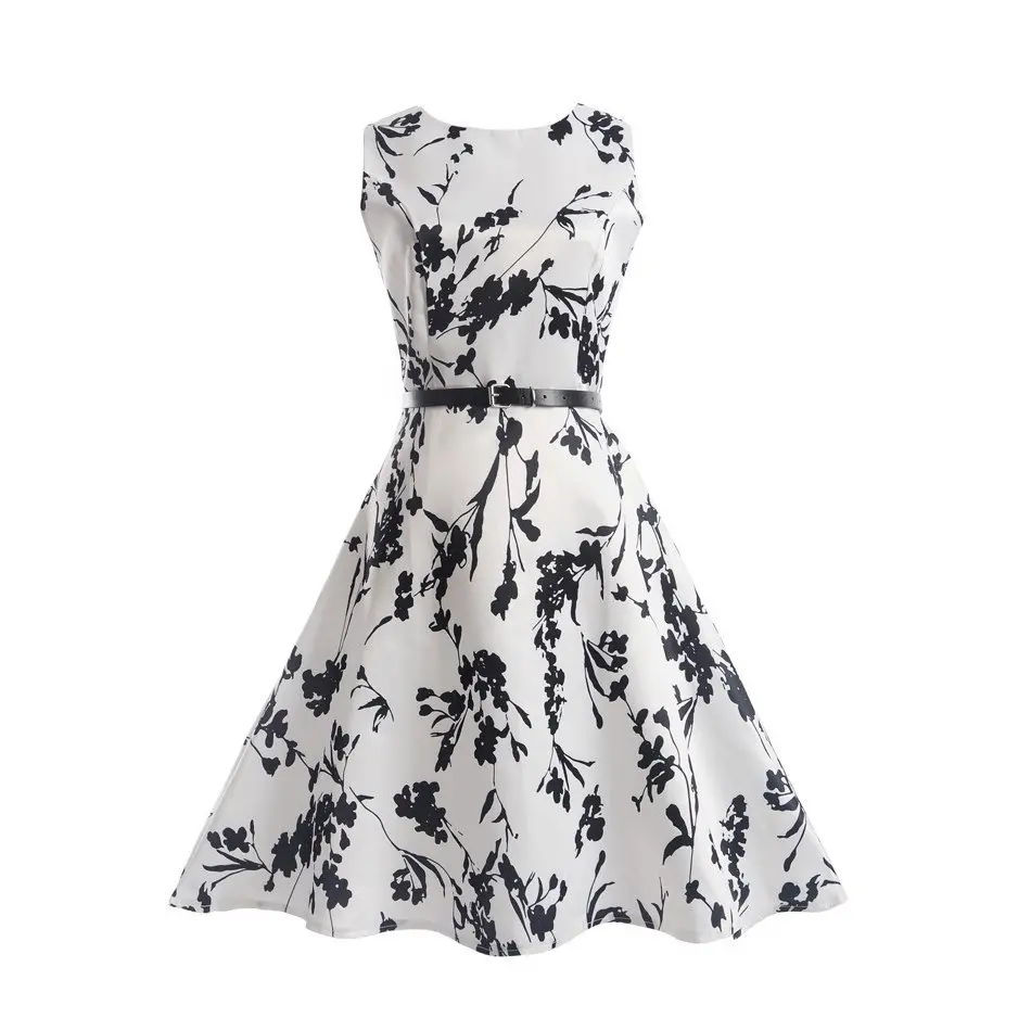 Girls Sleeveless Summer Evening Dress (13)