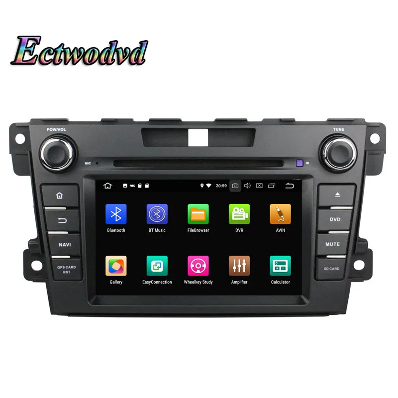 Clearance Ectwodvd Octa Core 4G RAM 64G ROM Android 9.0 Car Multimedia DVD Player GPS HeadUnit For Mazda CX-7 2012 2013 2