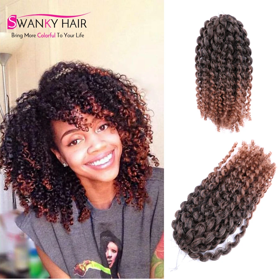 3pcs Lot Marlybob Curly Crochet Hair Extensions 8 Afro Kinky