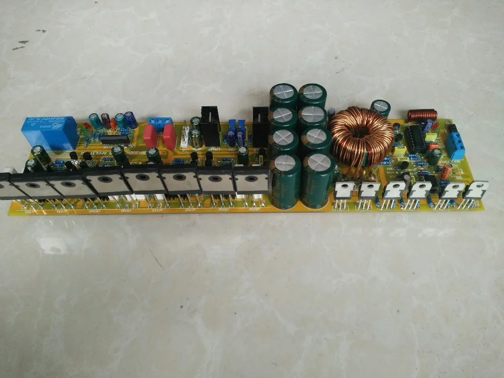 

DC12V high power 2*200W 2.0 channel stereo Japanese original 5200 / 1943 TTC5200 TTA1943 Pure post stage amplifier board