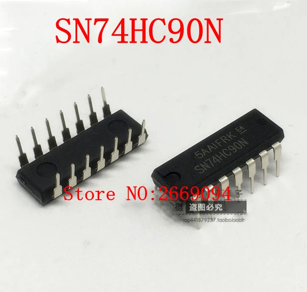 5PCS SN74HC90N DIP16 SN74HC90 DIP 74HC90N 74HC90 HD74HC90P 74HC90P MC74HC90N new and original IC | Электроника