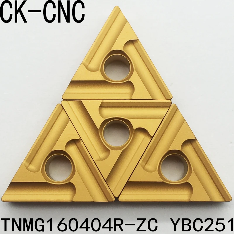 

ZCC.CT 10pcs TNMG160404R-ZC TNMG332R-ZC YBC251 P10-P30