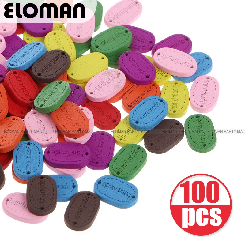 Цветные деревянные детские аксессуары ручной работы ELOMAN декоративные знаки