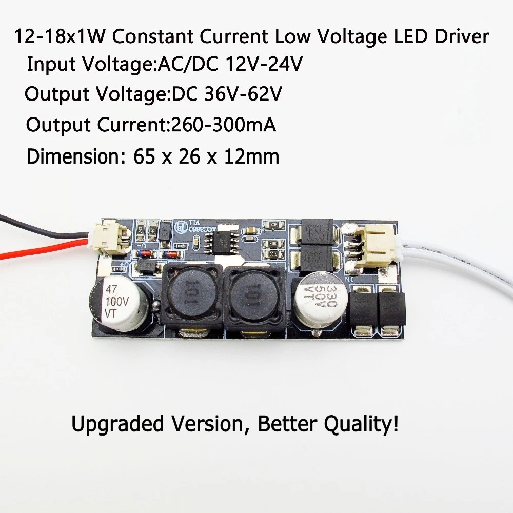 Высокое качество AC / DC 12V 24V с драйвером постоянного тока для светодиода 8W 10W 12W 15W 18W