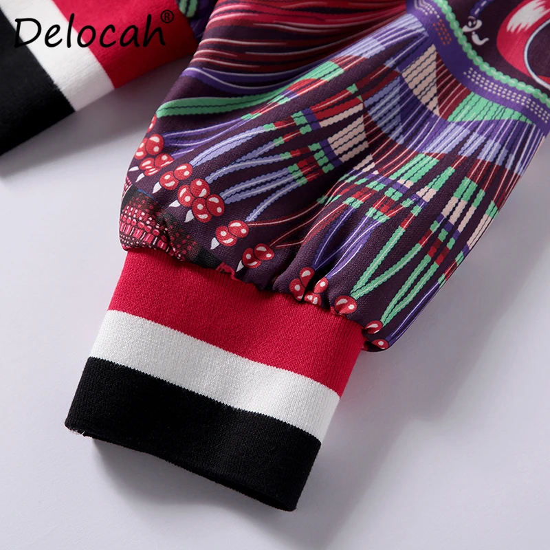 Delocah/осенне зимние женские комплекты костюмов Подиумные модные дизайнерские
