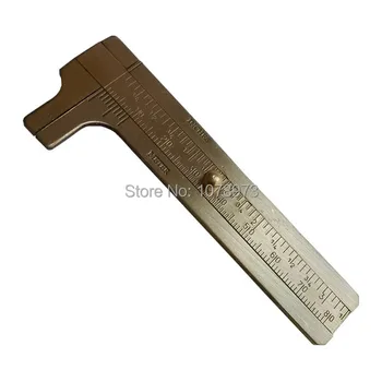 

FREE SHIPPING Jewerly Measuring Tools 10pcs/lot Jewelers Inches Ruler In inch and milimeter Jewelry Tools 80mm Brass Caliper