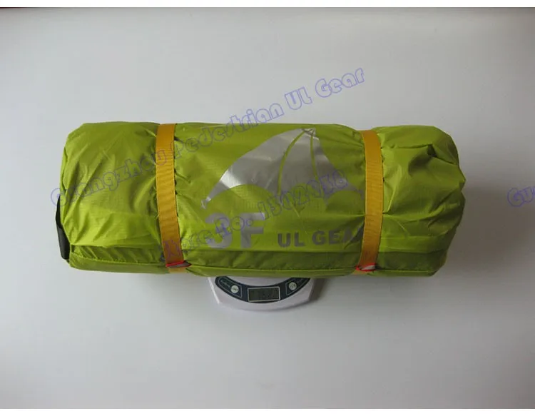 3F gear Sunsky 210T 3 сезона 3 человека 2 слоя PU покрытие палатка с алюминиевым полюсом