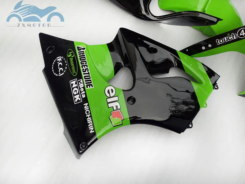 Комплект обтекателей для мотоцикла KAWASAKI Ninja ZX6R 1998 1999 спортивных из АБС пластика ZX