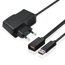 Usb adaptador ac cabo de alimentação para xbox 360 kinect sensor conversor cabo