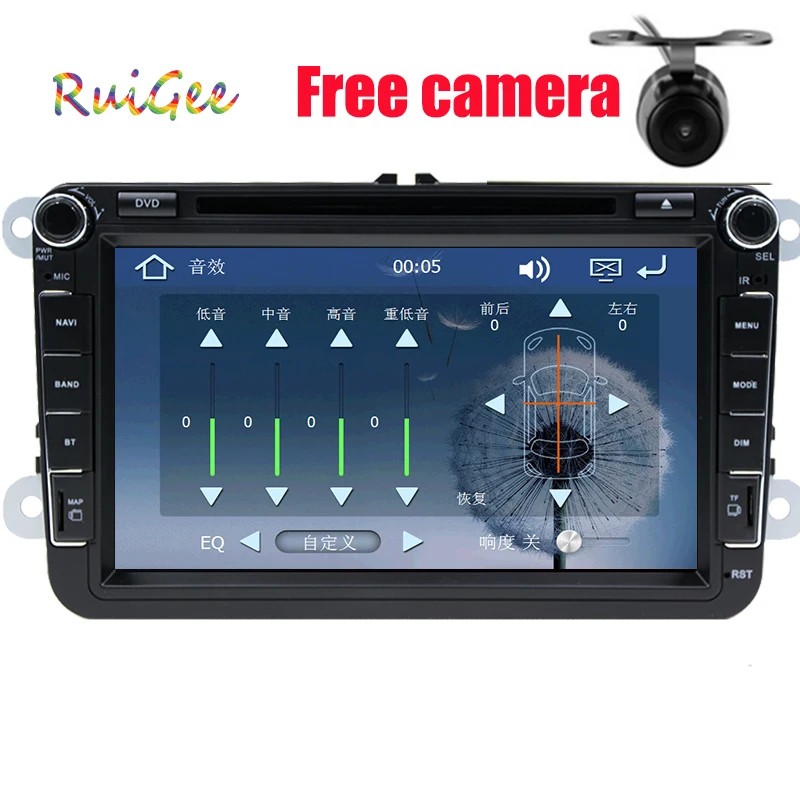 Горячая Распродажа 2 DIN автомобильный DVD GPS для VW JETTA GOLF MK5 MK6 GTI PASSAT B6 POLO SKODA Fabia