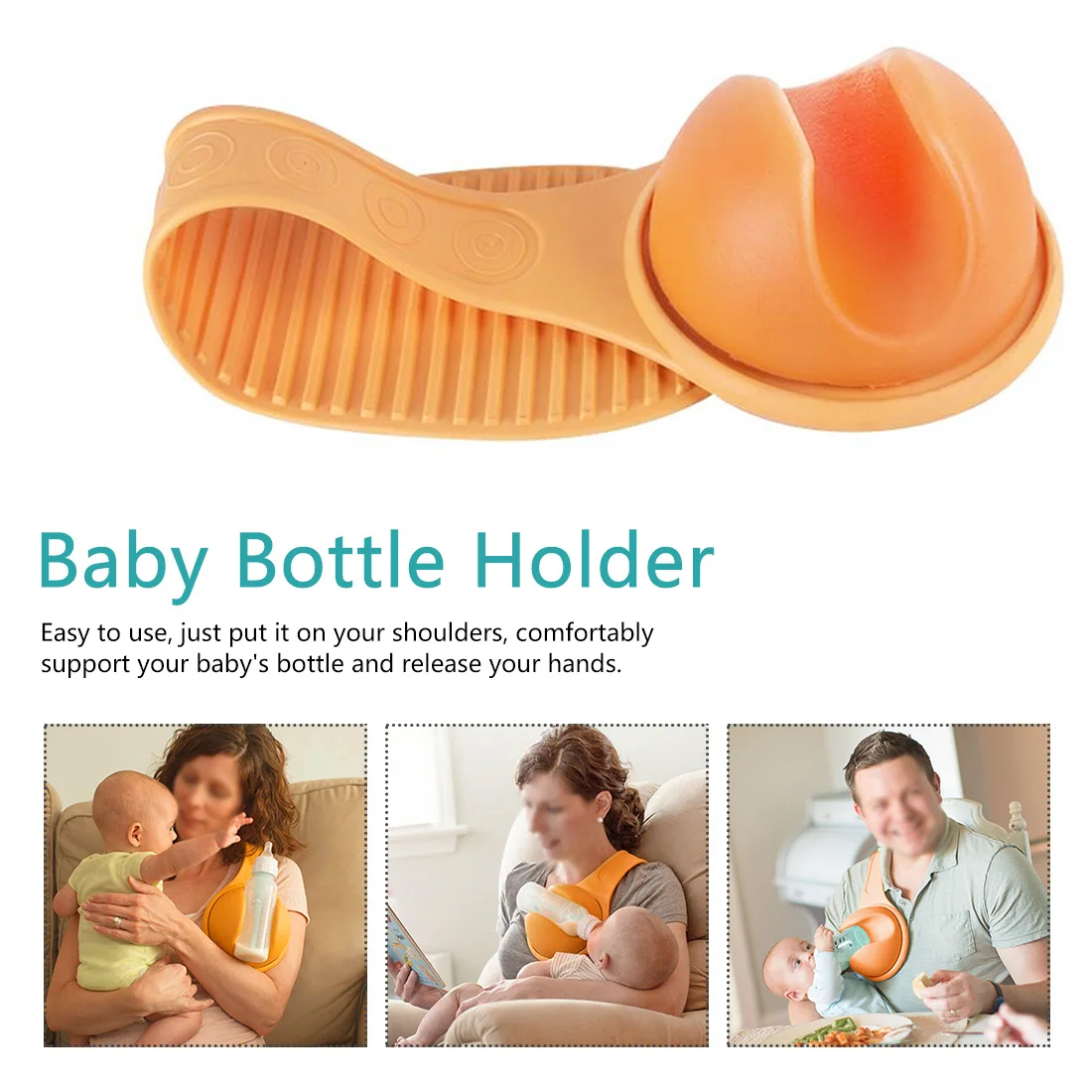 

Baby feeding Hand Free Babies Bottle Holder Strap Leash Hands Stroller Feeding Fixing Bracket Baby Feeding Tools