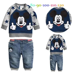 

2015 Kids Clothing Sets Long Sleeve T-Shirt + Pants, Autumn Spring Children's Sports Suit Boys Clothes 2~6 year