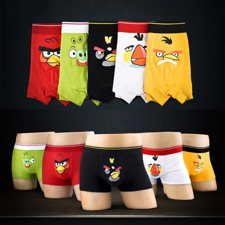 Горячая бренд сексуальная мужская нижнее белье мультфильм Underware хлопок мужские