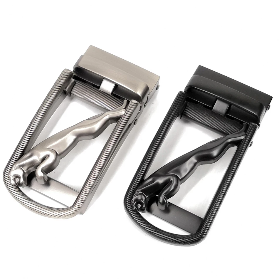 

High quality leopard belt buckles for men Ratchet buckle BTK17