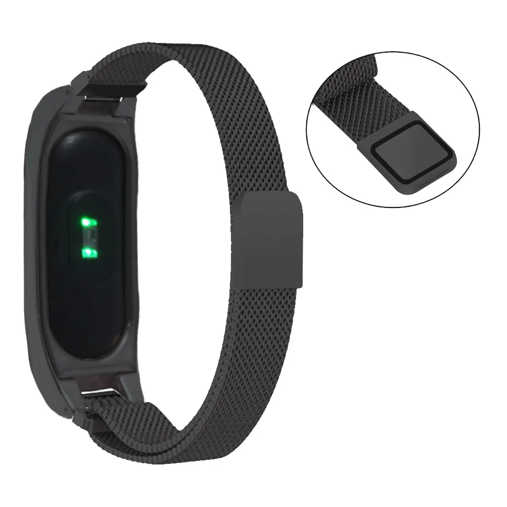 Mi lanese Loop для xiaomi mi band 2, ремешок на запястье с магнитной пряжкой, браслет на запястье для xiaomi mi band 2, браслеты на запястье