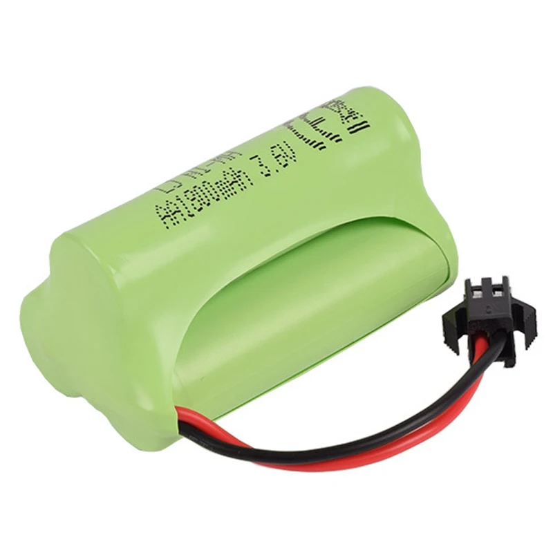 3,6 v 1800mah AA Ni-MH SM-2P разъем батареи дистанционного деформации автомобиля электрические игрушки корабль Робот перезаряжаемый