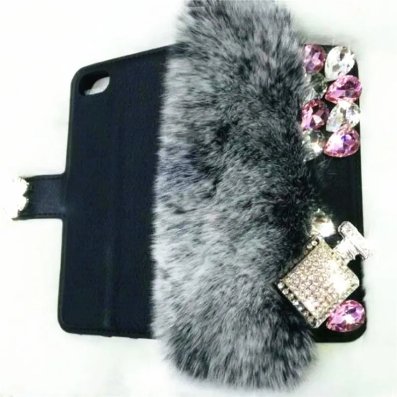 

1Pcs Rhinestone Fur Wallet Leather Phone Case For Samsung Galaxy M10 M20 M30 A10 A20 A20E A2 Core A30 A40 A40S A50 A60 A70 A90