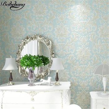 

beibehang Thicker European Wallpapers Luxurious 3D Stereo Relief Warm Cottage TV Wallpaper Nonwovens papel de parede wall paper
