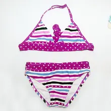 2017 New Summer Children Split Cute Dot Swimwear Girl Bathing Suit Girl Beach Swimsuits Bikini Beach Wear Kid Girl Bikini