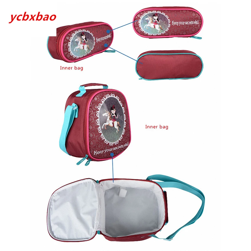 3 uds. Mochila escolar para niños mochilas para ordenador portátil para niñas con ruedas mochilas para niños equipaje de gran capacidad mochilas de escuela para niñas - 5