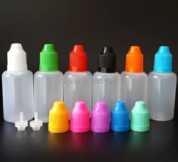 30 мл LDPE мягкая электронной сигареты жидкости Пластик капельницы бутылки с детьми шапки и советы, пустой пипетки бутылки, 2000 шт./лот