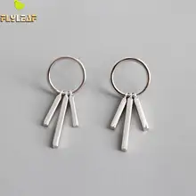 Flyleaf 925 Sterling Silver Earrings For Women Circle Square Tassel Femme Simple Dangle Drop Earings Fashion Jewelry Party Flyleaf 925 Sterling Silver Earrings For Women Circle Square Tassel Femme Simple Dangle Drop Earings Fashion Jewelry Party