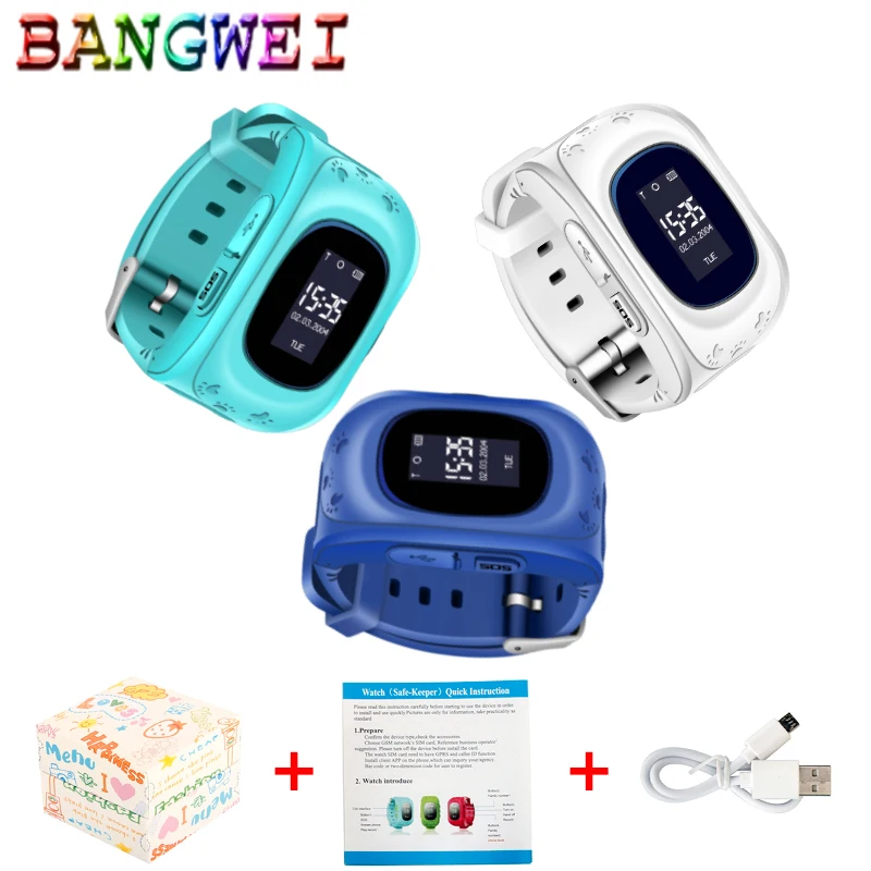 

Children's Smart Watch SOS Emergency Help LBS Tracker Locator Digital Watch Support Android Mobile Phone Call Reloj inteligente