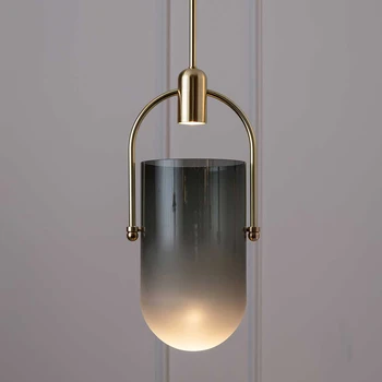 

Nordic Glass Ball LED Pendant Light Fixtures Dinning Living Room Lampe Hanging Lights Vintage Lamp Lamparas Colgantes