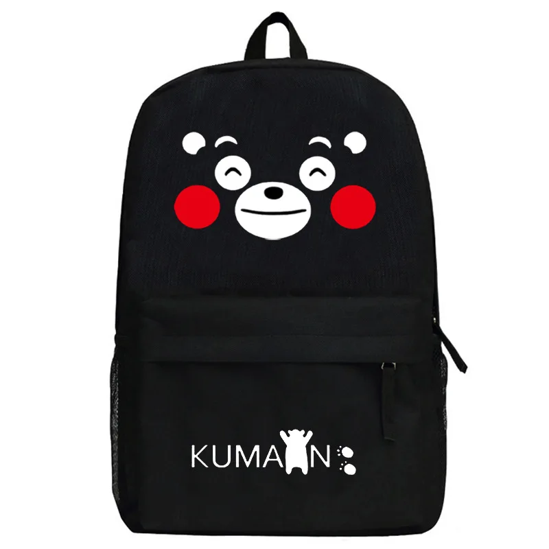 Рюкзак KUMAMON Kumamoto Bear сумка на плечо с милым медведем в стиле аниме большой школьный